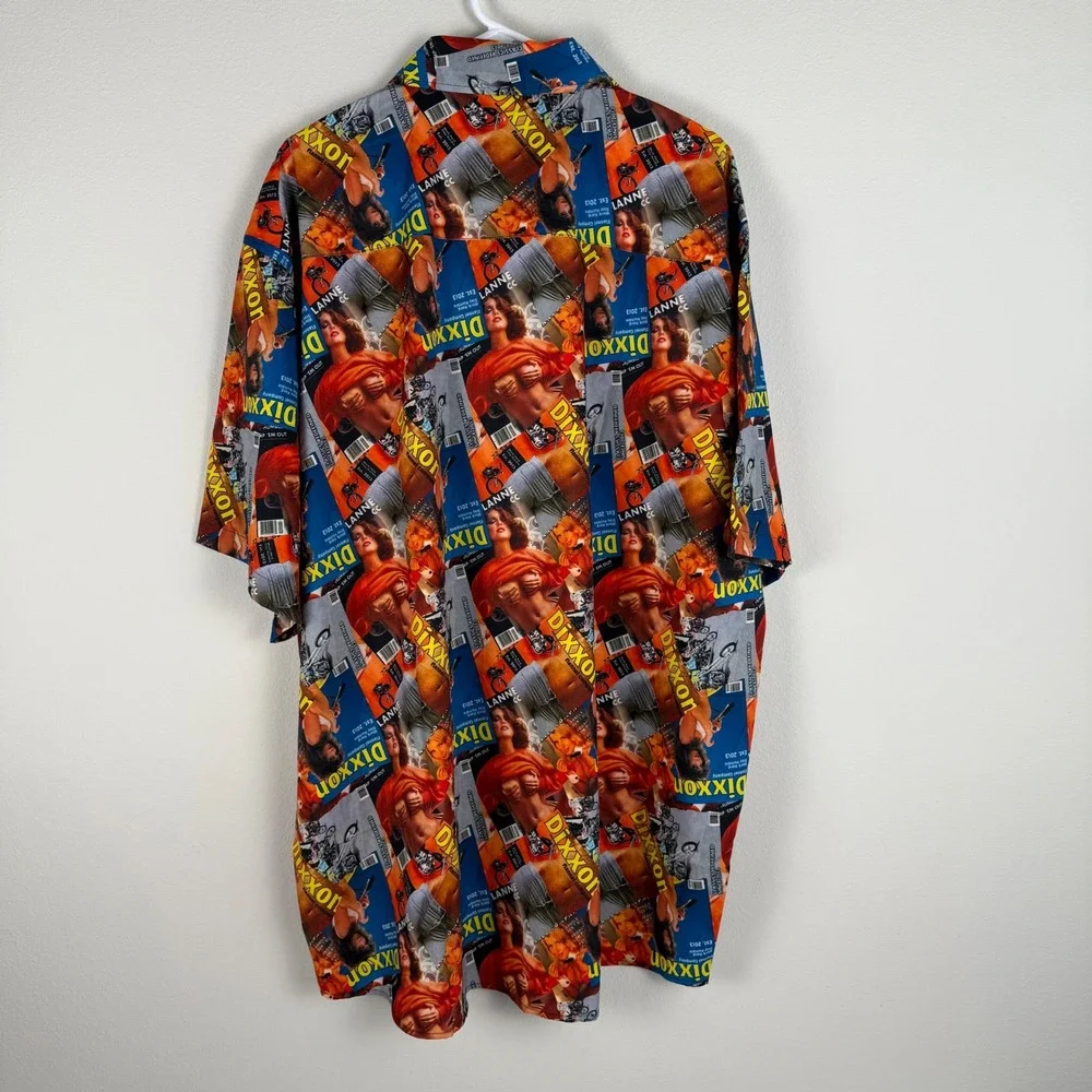 Dixxon Flannel Company The Articles Party Button Up Shirt Mens 4X Multicolor NWT - Picture 7 of 10